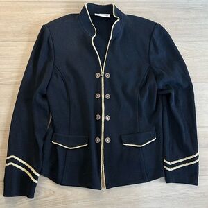 St. John Collection Navy and Gold Women’s Jacket